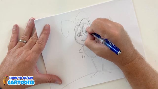 How to draw a cartoon bee, I'll be sharing some fun tips as well. смотреть онлайн