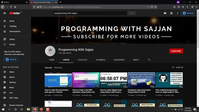 #1. Node js Introduction and Installation. смотреть онлайн