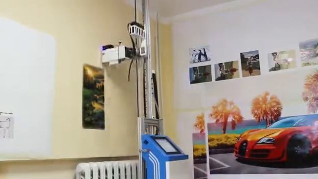 Vertical wall printer Robot, Inkjet printer for wall mural, 3D Вертикальный настенный принтер Робот смотреть онлайн