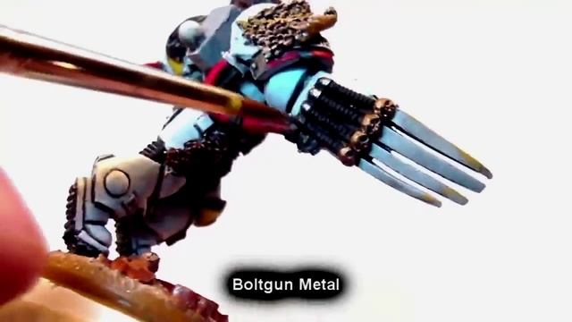 How to paint Space Wolves Space Marine part 2 by Lester Bursley смотреть онлайн