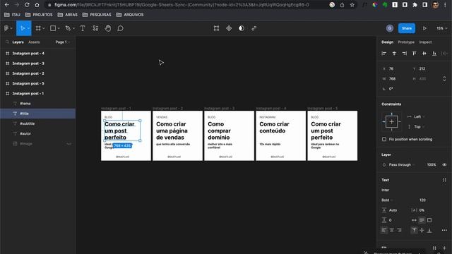 Como produzir conteúdo 10x mais rápido com Figma e Google Sheets смотреть онлайн