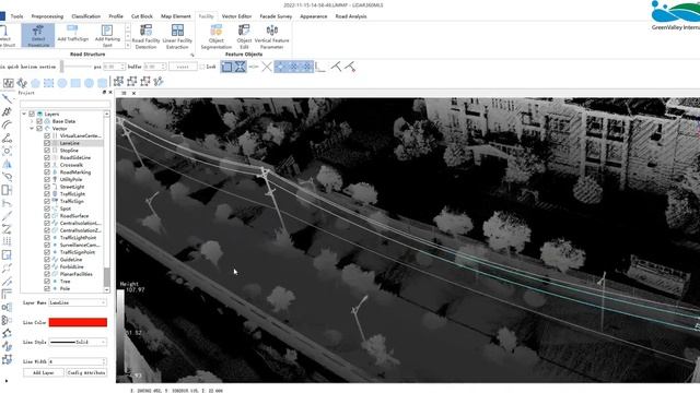 14 Road Facility Detection - LiDAR360 MLS смотреть онлайн