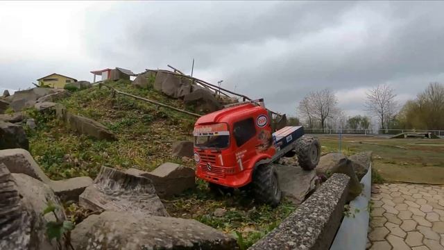 MERCEDES BENZ ATEGO RACE TRUCK AS PROTOTYPE RC TRIAL TRUCK ALL WHEEL STEERING смотреть онлайн