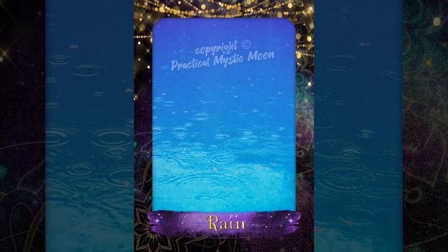 "Rain" - Card Description From My New Oracle Deck | Practical Mystic Moon ? #oracledeck #tarot смотреть онлайн