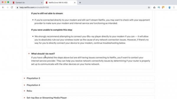 Netflix Error NW 6 403 what to do?
