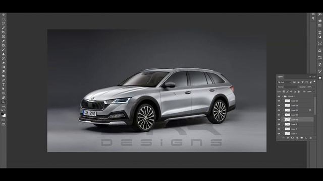2020 Skoda Octavia Combi Scout - Rendering | SRK Designs смотреть онлайн
