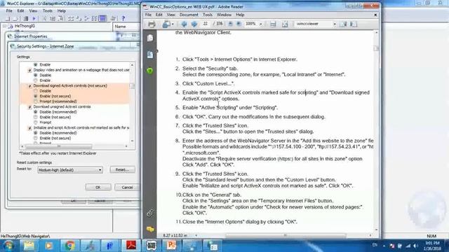 WinCC Network WinCC webnavigator client access web Server through Internet and LAN смотреть онлайн