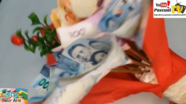 Money gift ideas How to wrap money bouquet easy and simple How to make an affordable money bouquet смотреть онлайн