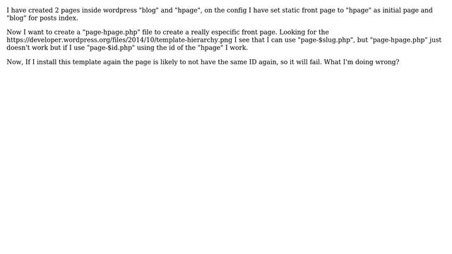 Wordpress: Using page-something.php as static front page смотреть онлайн