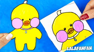 5 Идей Как сделать уточку Лала ФанФан своими руками поделки из бумаги.