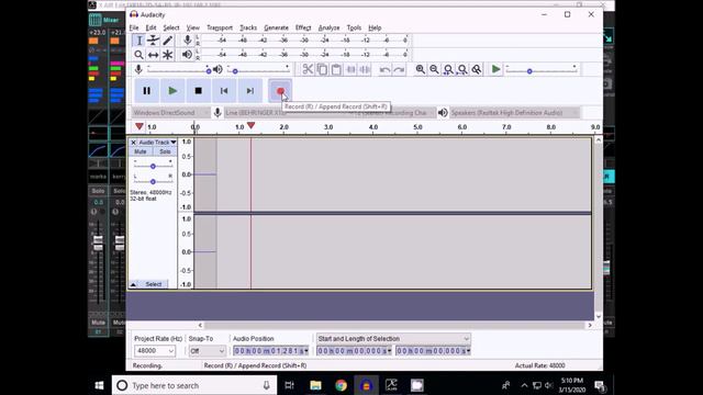 Recording using Audacity and the Behringer XR18 on windows. смотреть онлайн