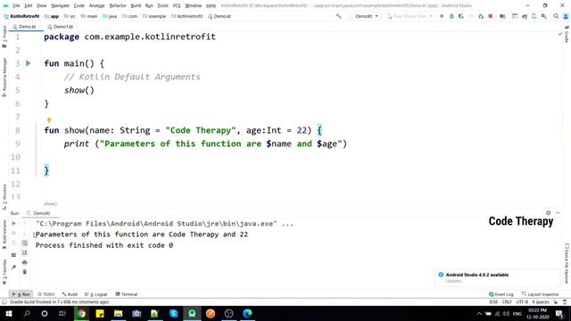 KOTLIN Default Arguments | Named Arguments | Explained for Beginners смотреть онлайн