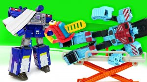 Роботы Трансформеры - Десептиконы будут лечить Автоботов? - Сборник видео для мальчиков. Игры битвы