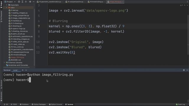 OpenCV with Python | 17-Filtering Images with OpenCV смотреть онлайн