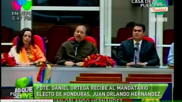 Presidente Daniel Ortega recibe al mandatario electo de Honduras, Juan Orlando Hernández смотреть онлайн