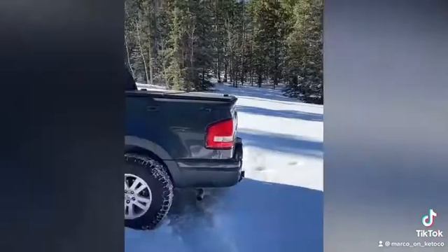 Lost Park Rd trail in my Ford Sport Trac after my lift смотреть онлайн