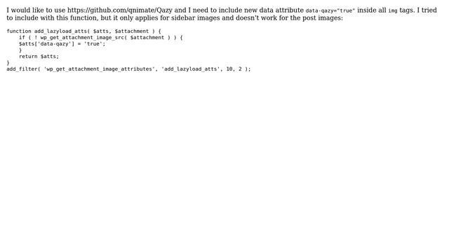 Wordpress: Add a new data attribute in ＜img＞ tag смотреть онлайн