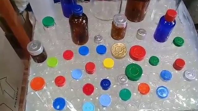 Флипы медицинские Колпачки комбинированные алюминиевые КП-2-20 типа Flip Off  упаковки от 100 шт