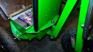 Самодельная электротележка самокат. Неудачно.