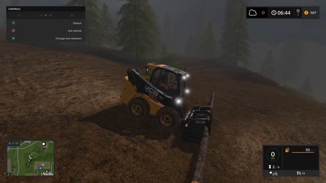 Farming Simulator 17 My Improvised Logging Operation, Plus Some Harvesting смотреть онлайн