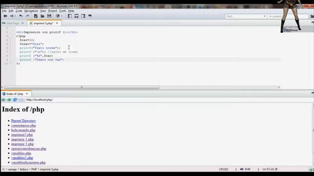 10.- Videotutorial de como imprimir con printf en php смотреть онлайн