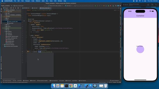 Power of Container | Flutter | Widget of the Week | Tutorial in Hindi/Urdu смотреть онлайн