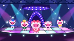 Warm up song  - Piggy and Mimi ♥️ Dance Nursery Rhymes | 2D Billions Kids Songs