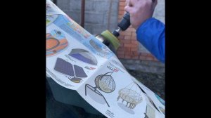 Полировка деталей кузова автомобиля шуруповёртом