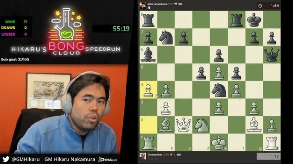 Hikaru Bongcloud Speedrun Part 3 - Aim HIGH