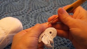 Цветок  - брошь .Crochet flower (узор № 122)