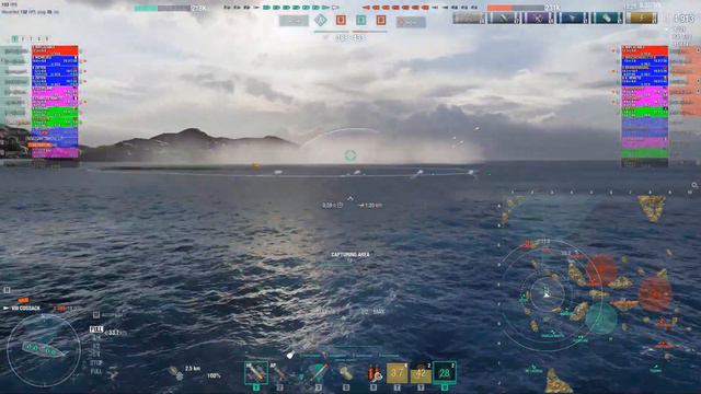 World of Warships - HMS Cossack - 3 Kills/1648 bXP - Randoms T10 Domination (Win) смотреть онлайн