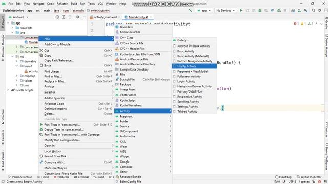 Adding Activity on Button Click in Kotlin| How to add acitivity on button click in android kotlin смотреть онлайн