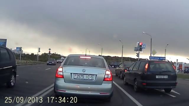 Дорожные ситуаци в городе Борисове. смотреть онлайн