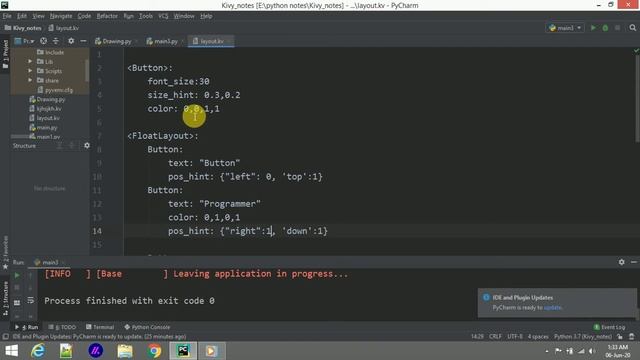 FloatLayout in kivy in Hindi by ikram смотреть онлайн
