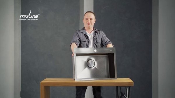 Черная кухонная мойка I раковина для кухни Mixline I Обзор