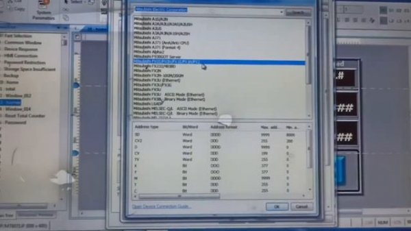 How to Connect Fx3u plc with Weintek hmi