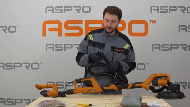 ASPRO-С3® - ШЛИФОВАЛЬНАЯ МАШИНКА (ЖИРАФ) ДЛЯ ШЛИФОВКИ ПОТОЛКОВ И СТЕН. смотреть онлайн