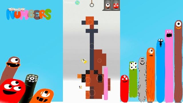 Fun Music Part2 Puzzles - DragonBox: Numbers (iPad, iPhone, Android). Fun game for kids. смотреть онлайн
