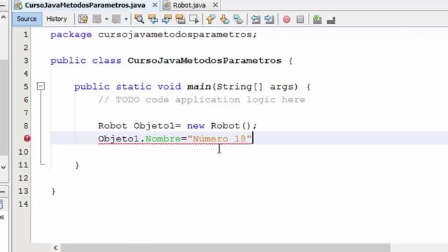 Tutorial Java - Métodos y parámetros, instancia de una clase con java (Nº 12 ) смотреть онлайн