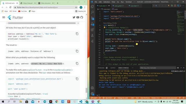 [Flutter radiation 7] #2. Xử lý dữ liệu JSON phức tạp và lồng ghép - Automated serialization смотреть онлайн
