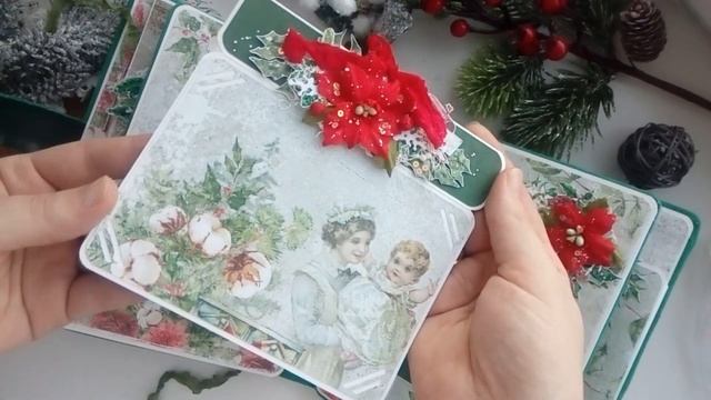 Обзор яркого зимнего альбома. Скрапбукинг