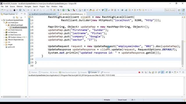 How to Update & Delete data into ElasticSearch from Java Client смотреть онлайн