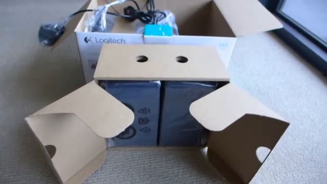 Unboxing Unpacking Logitech Z333 2.1 Computer Laptop Speakers Subwoofer смотреть онлайн