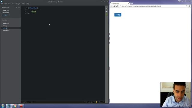 Bases de Bootstrap | Partie 12 - Tooltips смотреть онлайн
