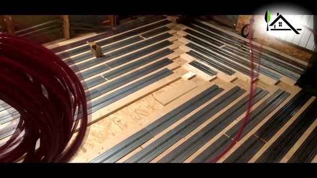 Теплый пол в каркасном доме | Строим КАРКАСНЫЙ дом | Построй Свой Дом