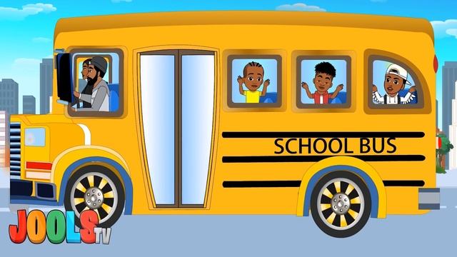 Wheels on the Bus | Nursery Rhymes + Kids Songs | Jools TV Trapery Rhymes смотреть онлайн
