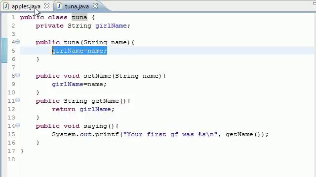 Java Programming Tutorial - 17 - Constructors смотреть онлайн