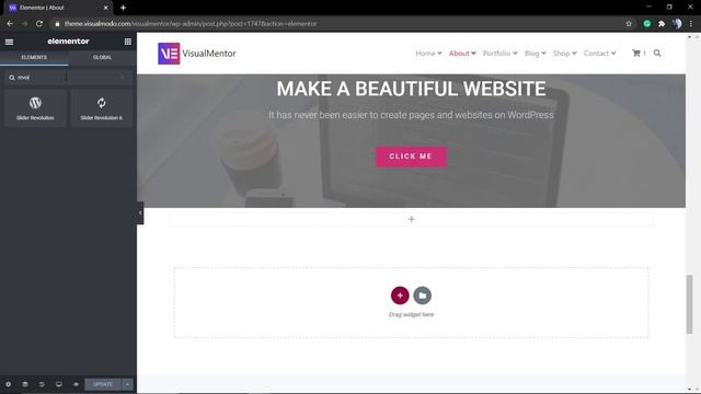 How To Add Revolution Slider 6 In a Page Using Elementor Page Builder WordPress Plugin? смотреть онлайн