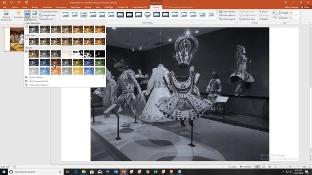 How to Convert Colour Image to Grayscale in Powerpoint смотреть онлайн