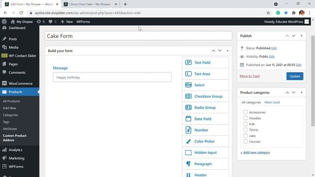 Product Addons for Woocommerce Free Plugin | Add Custom Product Option on Product page WordPress смотреть онлайн